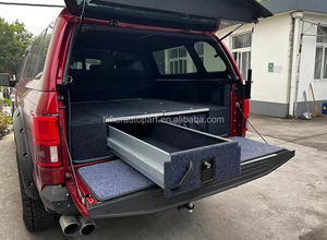 Plateau coulissant léger pour benne de pick-up tout-terrain Unity, tiroirs de rangement pratiques pour auvent arrière, pour le transport et le rangement de véhicules - Product Image 3