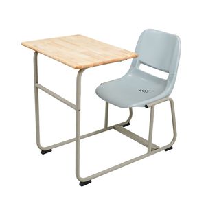 Bureaux et chaises pour étudiants, fabricant de mobilier scolaire, table d'école en bois intégrée avec chaises individuelles - Product Image 1
