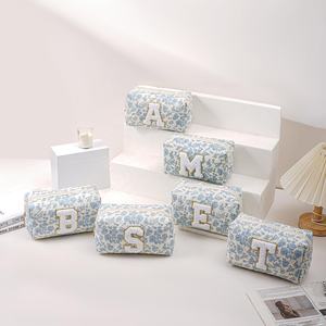 <span class=keywords><strong>Pochette</strong></span> de maquillage en polyester avec fermeture éclair violette, motif paysage personnalisé, <span class=keywords><strong>cadeau</strong></span> pour adolescentes et amies - Product Image 5