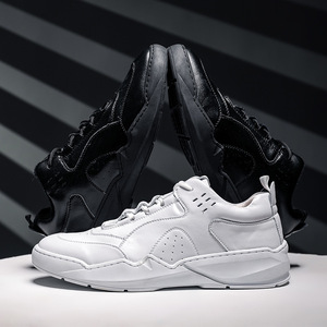 Chaussures de sport décontractées tendance pour hommes grandes tailles en PU, style hiver, respirantes et rehaussantes, vente en gros - Product Image 4