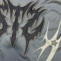 Maillot de football américain personnalisé, design imprimé, respirant, coupe ample, surdimensionné