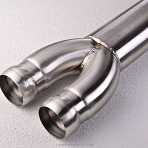 ท่อไอเสียกลางสแตนเลสแบบเดี่ยว ผิวขัดเงา พร้อมเหล็กยึด สำหรับ M3/M4 G80/G82/G83 ความหนา 1.5 มม. รับประกัน 5 ปี - Product Image 4