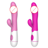 Vibrador de Conejo Realista Haslove con Punto G, 10 Modos de Vibración, Resistente al Agua IPX3, Motores Dobles, Estimulación del Clítoris, Juguete Sexual, Regalo Colorido