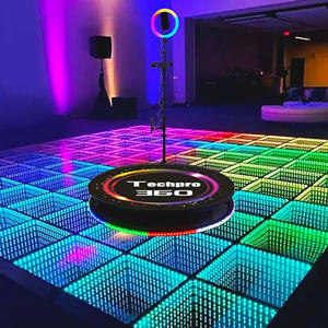 2025 Hot Sale Wedding Party Used Snap Lock <b>Dance</b> Floor With Props Free Accessories Led Floor 80X80 Rgb - Product Image 1