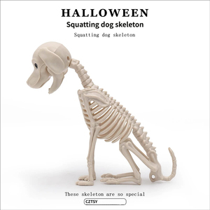 Décorations d'Halloween transfrontalières en plastique, squelette de chien simulé, effrayantes, pour usage intérieur/extérieur, ornement pour bar et maison hantée - Product Image 3