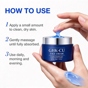 Crème pour le visage GHK CU Copper Peptide Complex infusée au beurre de karité, à la bétaïne et à des ingrédients multi-hydratants - Product Image 6