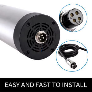 ชุดมอเตอร์แกนหมุนเครื่อง CNC รุ่นประสิทธิภาพสูง ขนาด 65 มม. ER11 1.5KW 110V/220V มอเตอร์แกนหมุนระบายความร้อนด้วยอากาศ พร้อม VFD และอุปกรณ์เสริม - Product Image 3