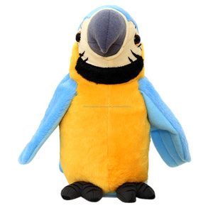 2020 Personnalisé en peluche perroquet jouet peluche répéter perroquet <span class=keywords><strong>animal</strong></span> poupée - Product Image 1