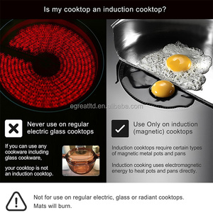 Non-Stick Antistatic Eco-Friendly 0.4mm Heat Insulated Silicone Cooktop Scratch <b>Protector</b> Cover Anti-Slip Induction Cooker Mat - Product Image 5