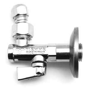 Robinet de cuisine Tiemme de style classique en bronze brossé, robinet sous évier avec filtre pivotant et rosace rotative pour eau chaude et froide - Product Image 1