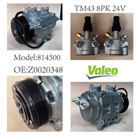 Fabrikneuer Original Valeo TM43 Klimakompressor OE: Z0020348 Haupteinheit 24V 8PK 156mm Direktmontage Zweipunkt-LKW-Klimaanlage