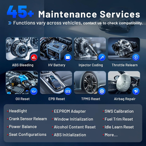 Abd depo XTOOL D9 Max profesyonel otomotiv teşhis araçları araba Ecu programcı OBD2 çift yönlü tarama aracı ile J2534 - Product Image 6