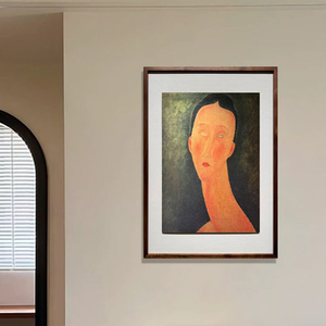 Custom Metal <strong>Framed</strong> Amedeo Modigliani Portrait <strong>Canvas</strong> <strong>Print</strong> Abstract Vintage Wall Art for Home Living Room Bedroom Decor - Product Image 4