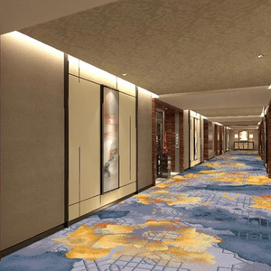 Rollos de Alfombra de Pared a Pared Impresos en 3D de Nailon, Resistentes al Fuego, Diseño en Relieve, Alfombra Comercial para Salón de Banquetes, Alfombra Tufted Lavable para el Hogar - Product Image 1