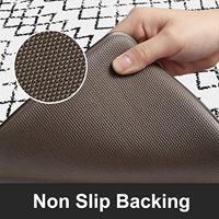 Tapis de cuisine 2 pièces, tapis de cuisine anti-fatigue rembourrés, tapis de cuisine antidérapants et imperméables pour le sol