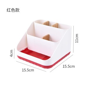 Modern Flexible Design High-Capacity Plastic <strong>Storage</strong> <strong>Box</strong> for Home Desktop Bathroom &amp; Living Room Organization - Product Image 3