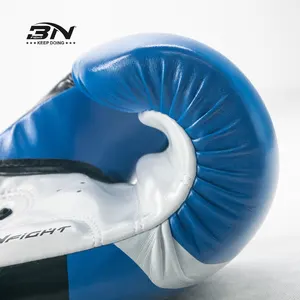 BN 8oz-16oz vente en gros personnalisé pour Karaté Muay Thai MMA Sparring poinçonnage Art martial gants de boxe entraînement coup de pied gants de boxe