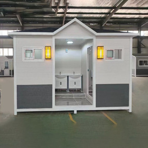 अनुकूलित थोक मूल्य गर्म बिक्री पर्यावरण के अनुकूल पोर्टेबल शौचालय मोबाइल प्रीफैब हाउस शौचालय कंटेनर आधुनिक पार्क उपयोग - Product Image 4