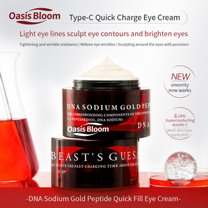 Nuova Crema <span class=keywords><strong>Contorno</strong></span> <span class=keywords><strong>Occhi</strong></span> Naturale con Oligopeptide e Niacinamide, Illuminante, Antirughe e Rassodante per Tutti i Tipi di Pelle - Product Image 3