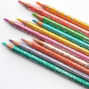 Ensemble de crayons de couleur pour enfants personnalisables, papeterie scolaire, crayon HB standard avec <span class=keywords><strong>gomme</strong></span> - Product Image 3