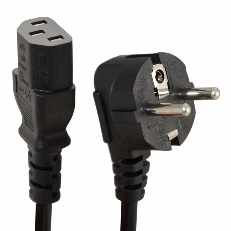 AC-Kabel Met Eu C13 Stekker Netsnoer Gratis Monster 3-Pins Consumentenelektronica Cee Netsnoer Voor Pc China Voedingskabel Europa