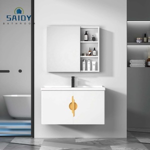 Mobile <span class=keywords><strong>Bagno</strong></span> Moderno in Alluminio Economico con Lavabo a Parete Impermeabile e Garanzia di 5 Anni - Product Image 3