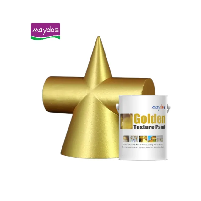 Special For Golden Yellow Gold Foil Paint Flash Gold Super Bright Bronzing Paint