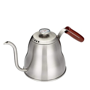 Customized Gooseneck Spout 304 Stainless Steel Pour Over Coffee Kettle with Air leakage Port lid