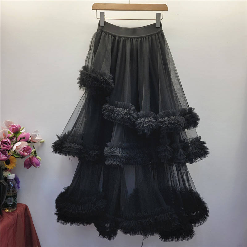 Z728ST01 Black skirt