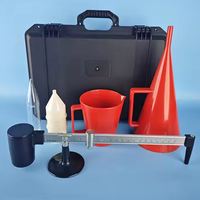 Viscosimètre électronique à entonnoir Kit de test de boue pour fluides de forage Viscomètre API MARSH ENTONNOIR EN PLASTIQUE