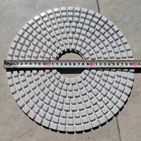Tampons de polissage en résine à usage humide PMS 300mm pour tampons de polissage en pierre meulage de sol en béton