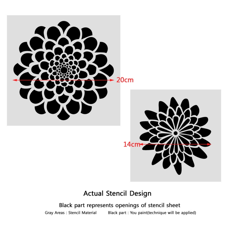 Stencil Grandi Dimensioni Modelli Pittura Fai Da Te Stencil Foglie E Fiori 12 Pezzi - Modelli Riutilizzabili Per Pittura Accessori Artigianato Creativo Modelli Pittura Pareti