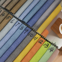 Tissu brocart tricoté épais tie-dye résistant à l'abrasion 100 % polyester tissage uni 260 GSM Marque YAYU En stock pour canapé