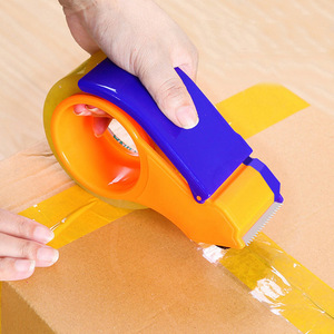 Tape Dispenser Plastic Tape Cutter 5cm 6cm Bulk For Express Packing Steel Blade Durable Cutting Tool - Product Image 2