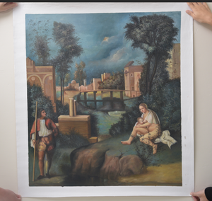 Pinturas acrílicas pintadas a mano a la moda, impresiones de arte de pared de cuerpos de mujer para decoración de sala de estar - Product Image 2