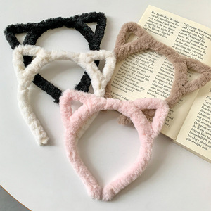 Serre-tête en peluche oreilles d'ours pour enfants, accessoires de coiffure, bandeau de dessin animé pour filles, ornement de fête cosplay - Product Image 3