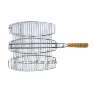 Customized Hot Sale Gill Stainless Steel Wire Barbecue Mesh Bbq Ss Food Safe Grilling Net Bread