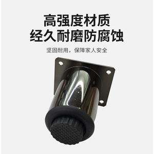 Luye Hardware Adjustable Furniture Legs 50mm Round Iron Height Adjustable Support For Sofa Coffee Table TV Cabinet - Product Image 2