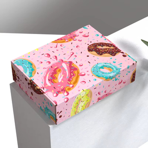 Folding Carton Customized logo <strong>Sweets</strong> <strong>Packaging</strong> Cake Cookie Candy Cardboard Paper Donut Box - Product Image 2