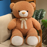 Ours en Peluche Géant Ultra Doux en Gros, Grande Peluche Ours Rose Bleue, Énorme Jouet Animal de Dessin Animé, Cadeau d'Anniversaire