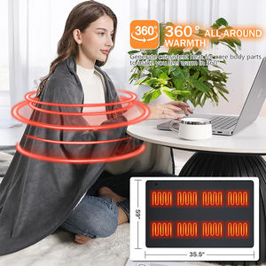 Manta Térmica USB con Batería, Chal Térmico Portátil para Oficina, Manta Eléctrica para Regalar - Product Image 2