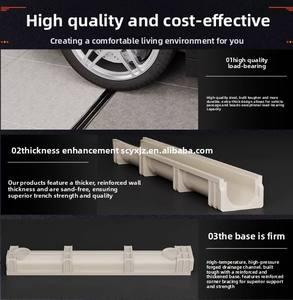 Canal de Drenaje de Agua, Canal de Drenaje de Acero Inoxidable, Canal de Drenaje de Lluvia, Canal de Drenaje <span class=keywords><strong>para</strong></span> Aceras, Sistema de Protección de Canaletas Superficiales, Hidroponía - Product Image 5