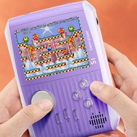 Console de jeu portable rétro S1 pour enfants et adultes, cadeau d'anniversaire ou de Noël, 666 jeux d'arcade électroniques classiques