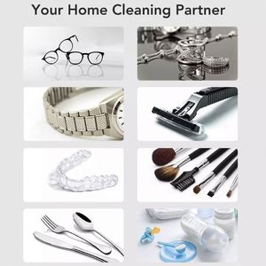 Eraclean Youpin Bijoux Anneau Lunettes Montre Boucles d'oreilles Colliers Dentiers Professionnel Eraclean Nettoyeur Ultrasonique Pour Lunettes - Product Image 3
