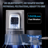 Purificateur d'eau pour robinet personnalisé, ultrafiltration, céramique, charbon actif, filtre à eau pour robinet à 7 étapes pour cuisine, camping-car, hôtel