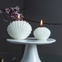 Ensemble de bougies parfumées mini coquillages populaires, bougies aromatiques directement de l'usine, cadeau idéal et faveurs de fête
