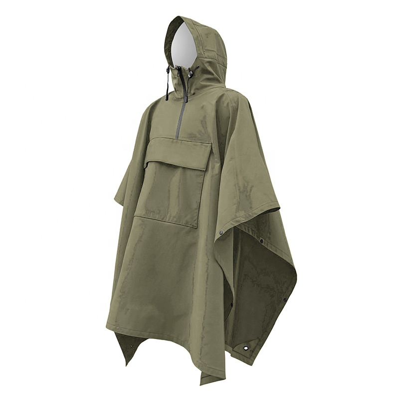 Пончо мужское водонепроницаемое, Воздухопроницаемый дождевик для отдыха на открытом воздухе и походов, оптовая цена