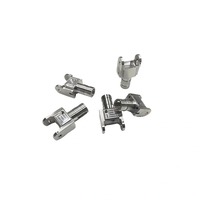 Servicios de Mecanizado CNC de Precisión, Soportes de Montaje en Ángulo Anodizados, Piezas de Hardware para Equipos de Procesamiento Industrial