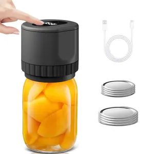 2024 elektrik terbaik Mason Jar Vacuum Sealer Kit, mesin penyegel vakum Mason Jar penyegel vakum untuk penyimpanan makanan