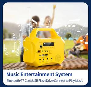 Sistema de Iluminación Solar Portátil Certificado FengWo VeraSol, Kit de Luz para el Hogar con Radio FM/MP3/MPPT - Product Image 3